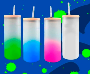 Vaso Florida Glaseado Color